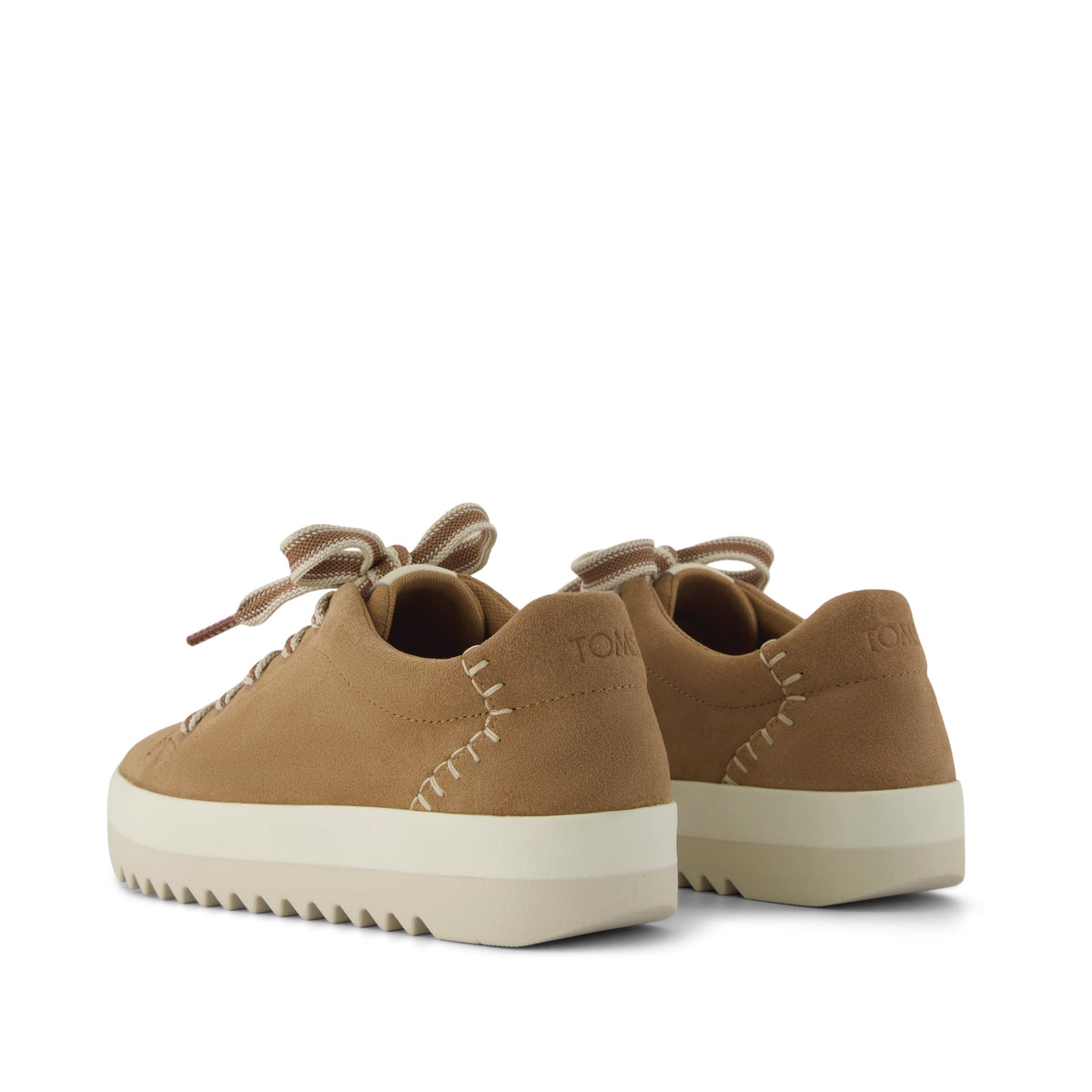 Womens Rea Lace-Up Platform Sneaker Toffee Suede - sneakers - view 3