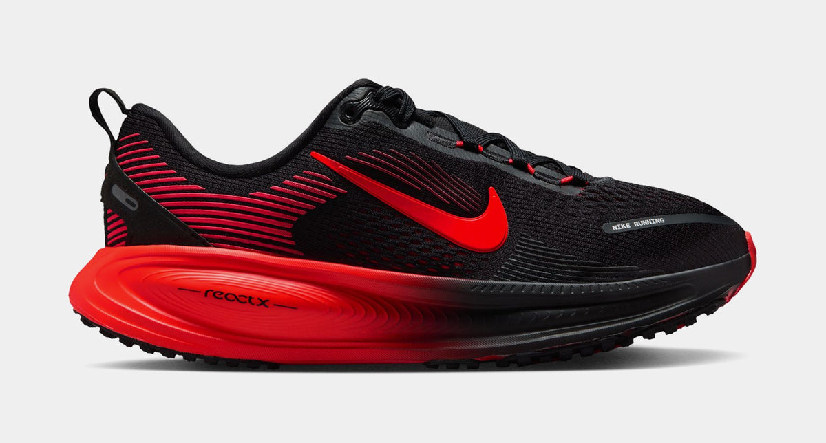 Vomero 18 Grade School Running Shoes (Black/Bright Crimson/University Red) - sneakers
