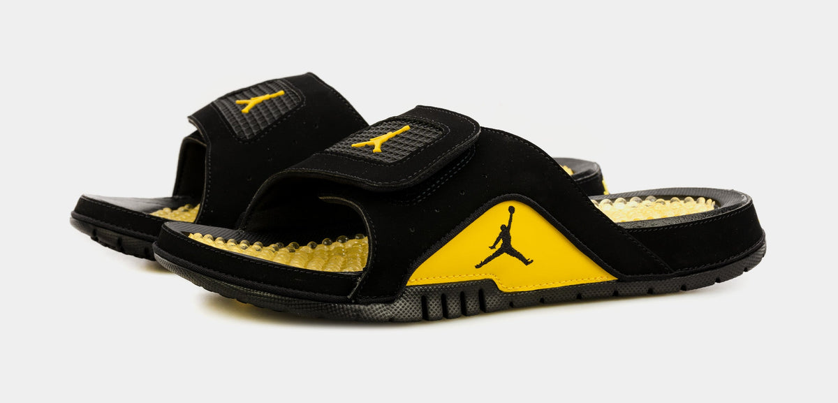 Hydro 4 Retro Mens Sandals (Black/Yellow) - sneakers - view 4