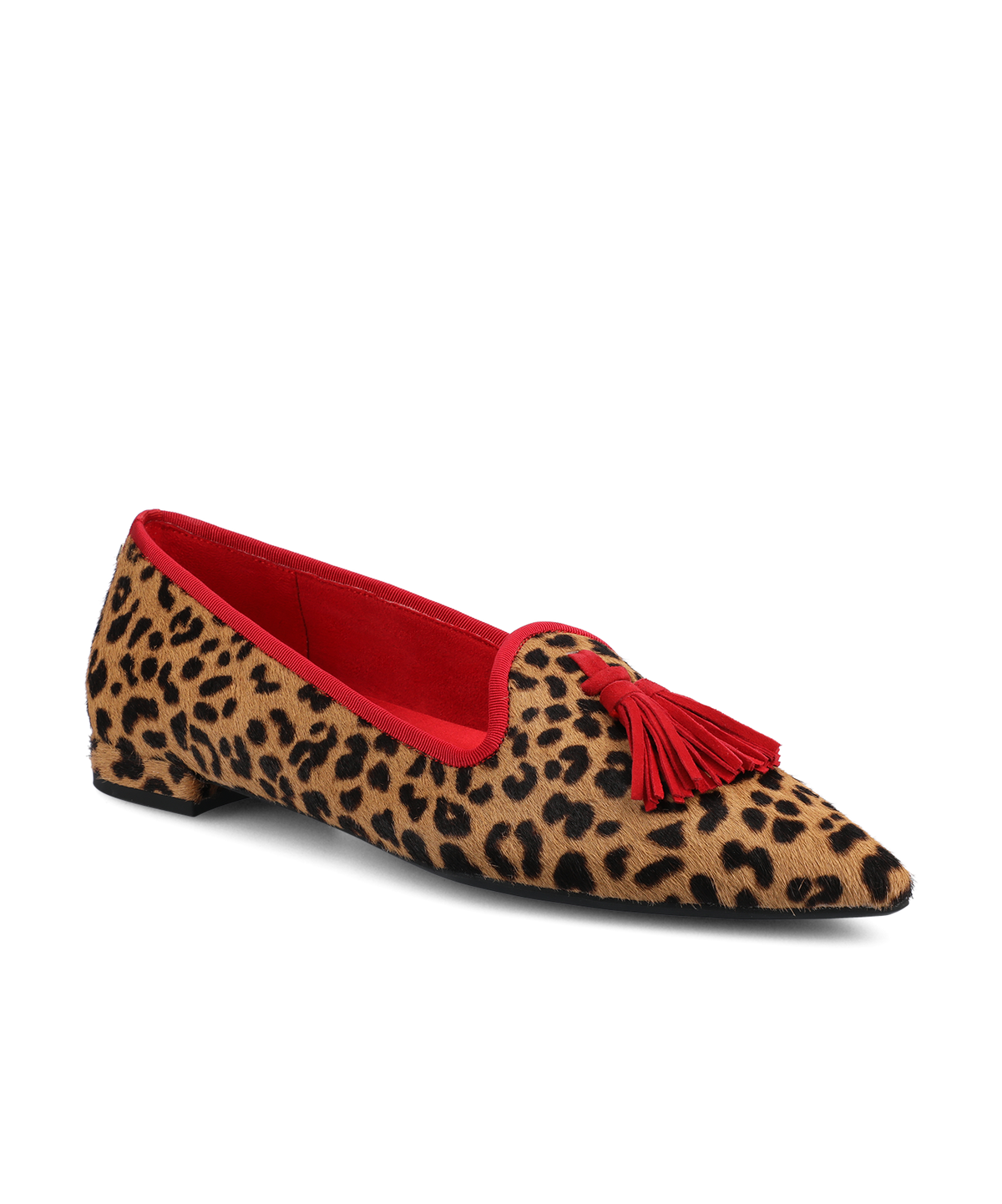 The Starfinch 15 Tassel - Leopardprint Haircalf - loafers