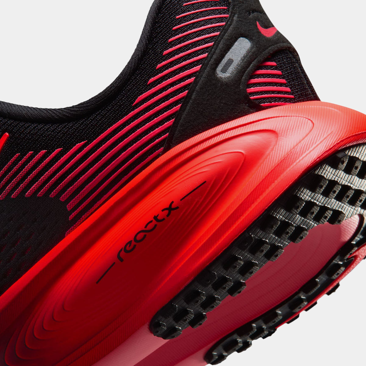 Vomero 18 Grade School Running Shoes (Black/Bright Crimson/University Red) - sneakers - view 6