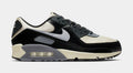 Air Max 90 Coconut Milk And Black Mens Lifestyle Shoes (Sail/Light Smoke Grey/Black/Anthracite) - sneakers