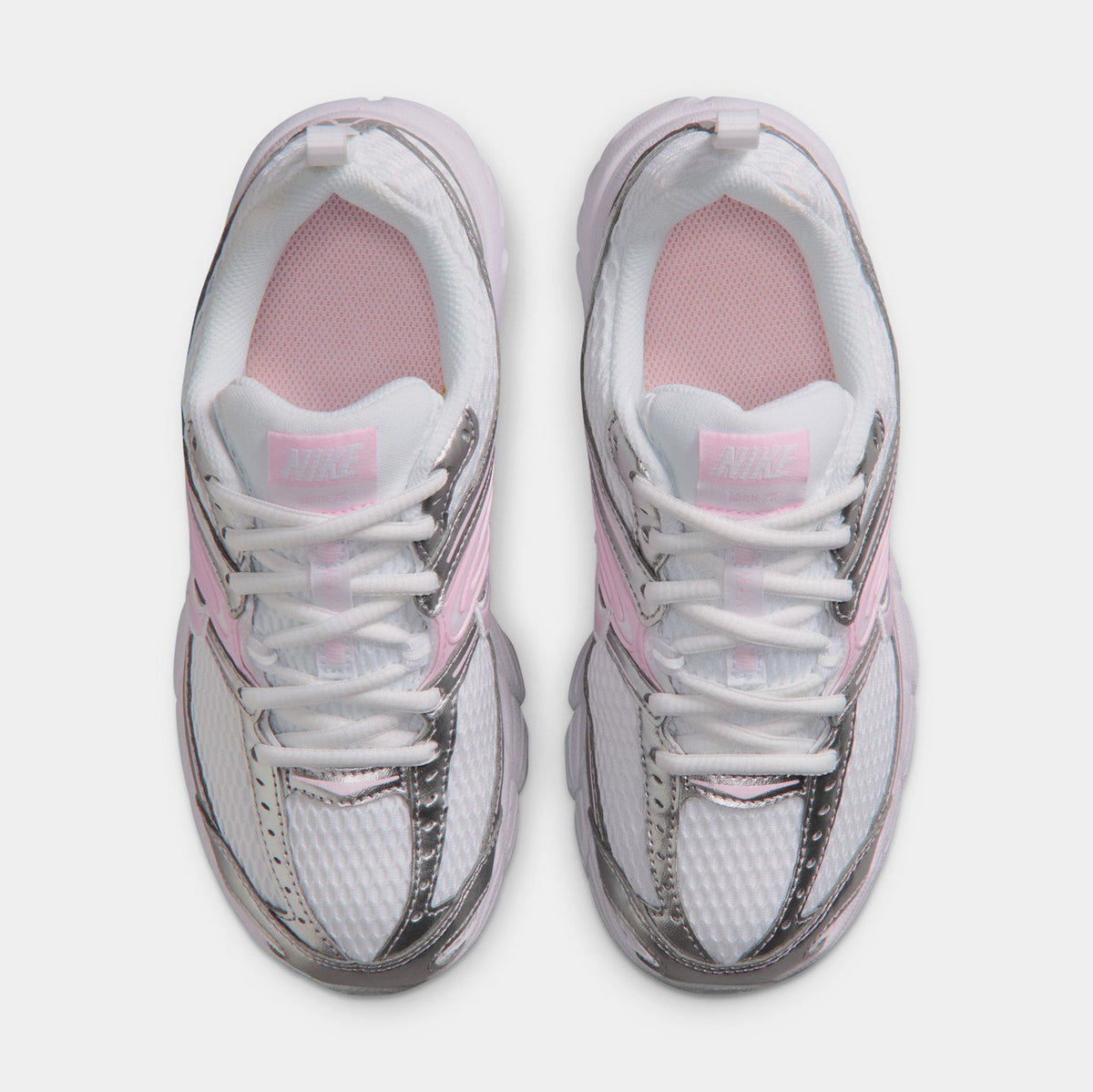Air Max Moto 2K Grade School Running Shoes (White/Pink Foam/Pure Platinum) - sneakers - view 2