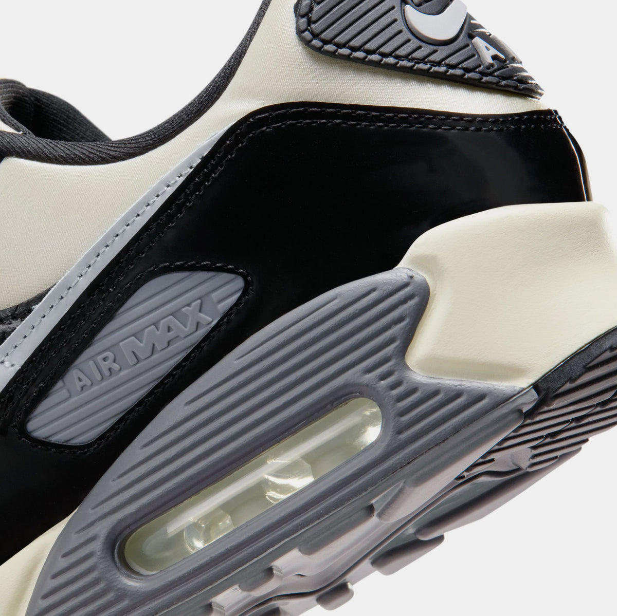 Air Max 90 Coconut Milk And Black Mens Lifestyle Shoes (Sail/Light Smoke Grey/Black/Anthracite) - sneakers - view 6