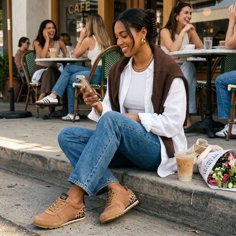 Womens TRVL Lite Palisade Sneaker Water Repellent Brown Sugar Vintage Twill - sneakers - view 2