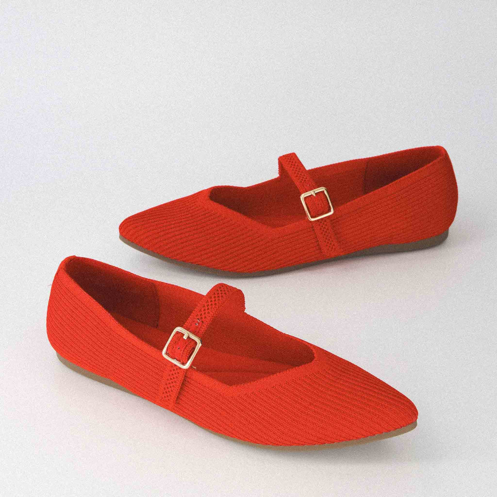 Sonnet Mary Jane Knit Flat - flats - view 2
